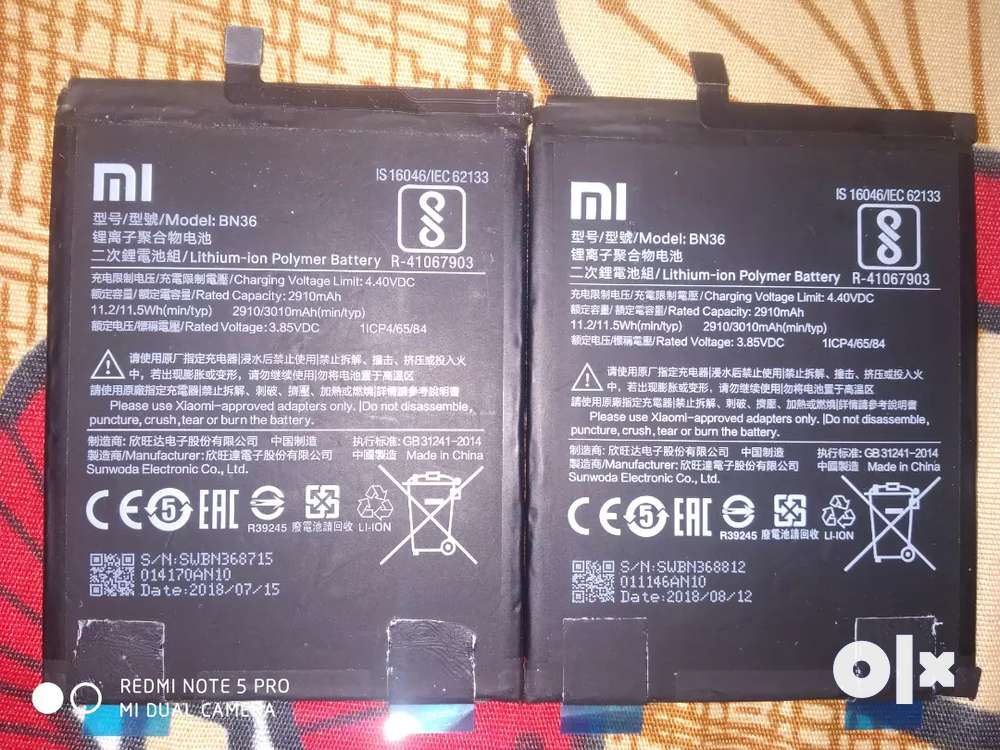 Original mi battery BN36