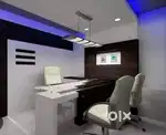 Near Garh road 1000sq fit fully furnished office