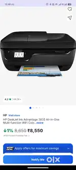 HP DeskJet Ink Advantage 3835