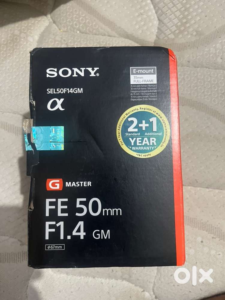 Gmaster 50 mm with 1.4 aperture