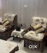 Sangwan Wood 5-seater Sofa set