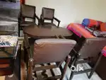4 wooden(tahli) chairs and a Table
