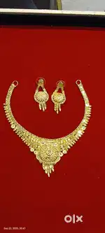 1grm gold jewellery set Har (rs ...only 800/)
