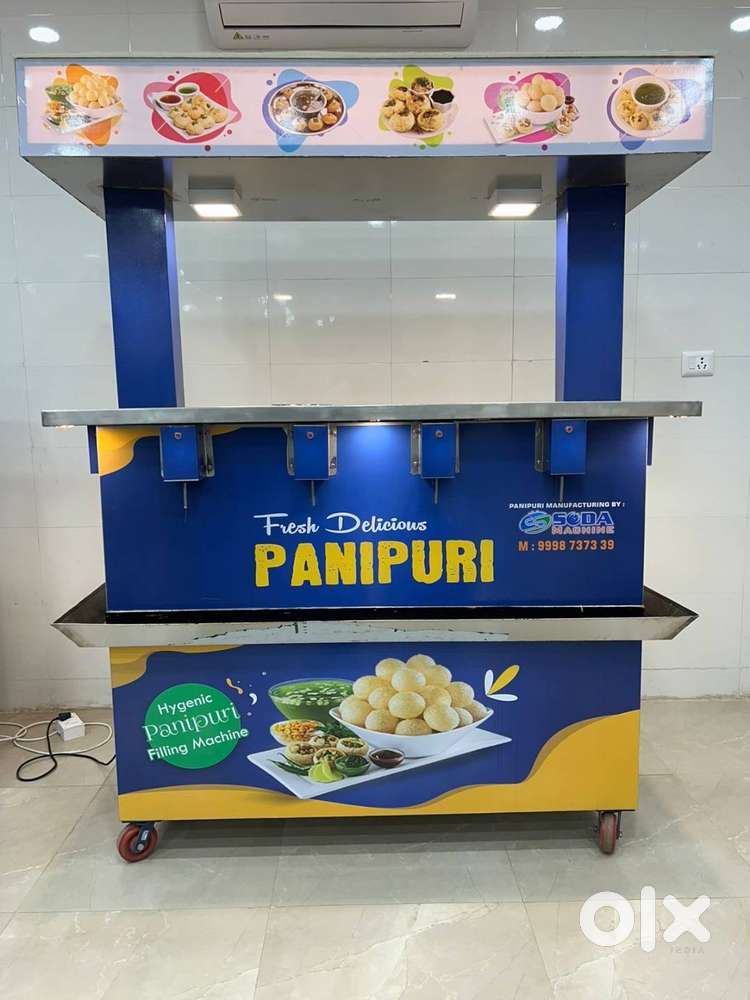 Automatic pani puri vending machine for sale or rent