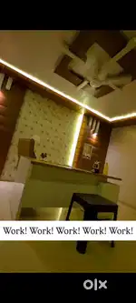 Work From home, online work, office work