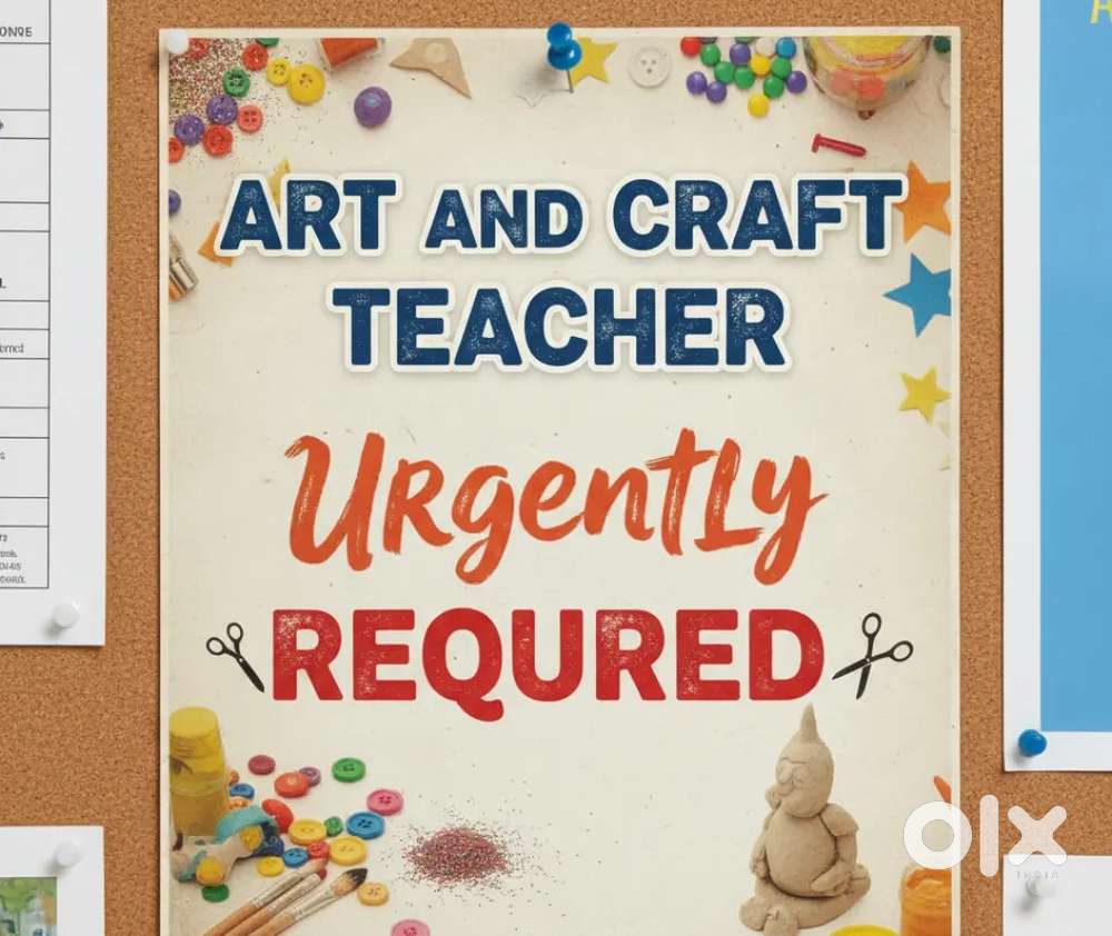 Art and Craft teacher (female) required