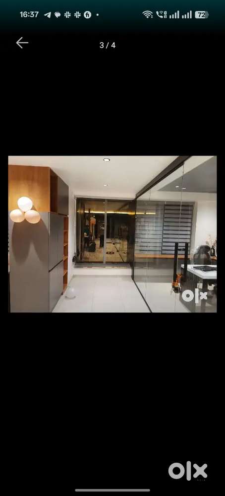 Co working space freelancer desk or cabin