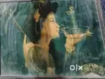 A picture of Meera and Krishna's .(100 year's old)