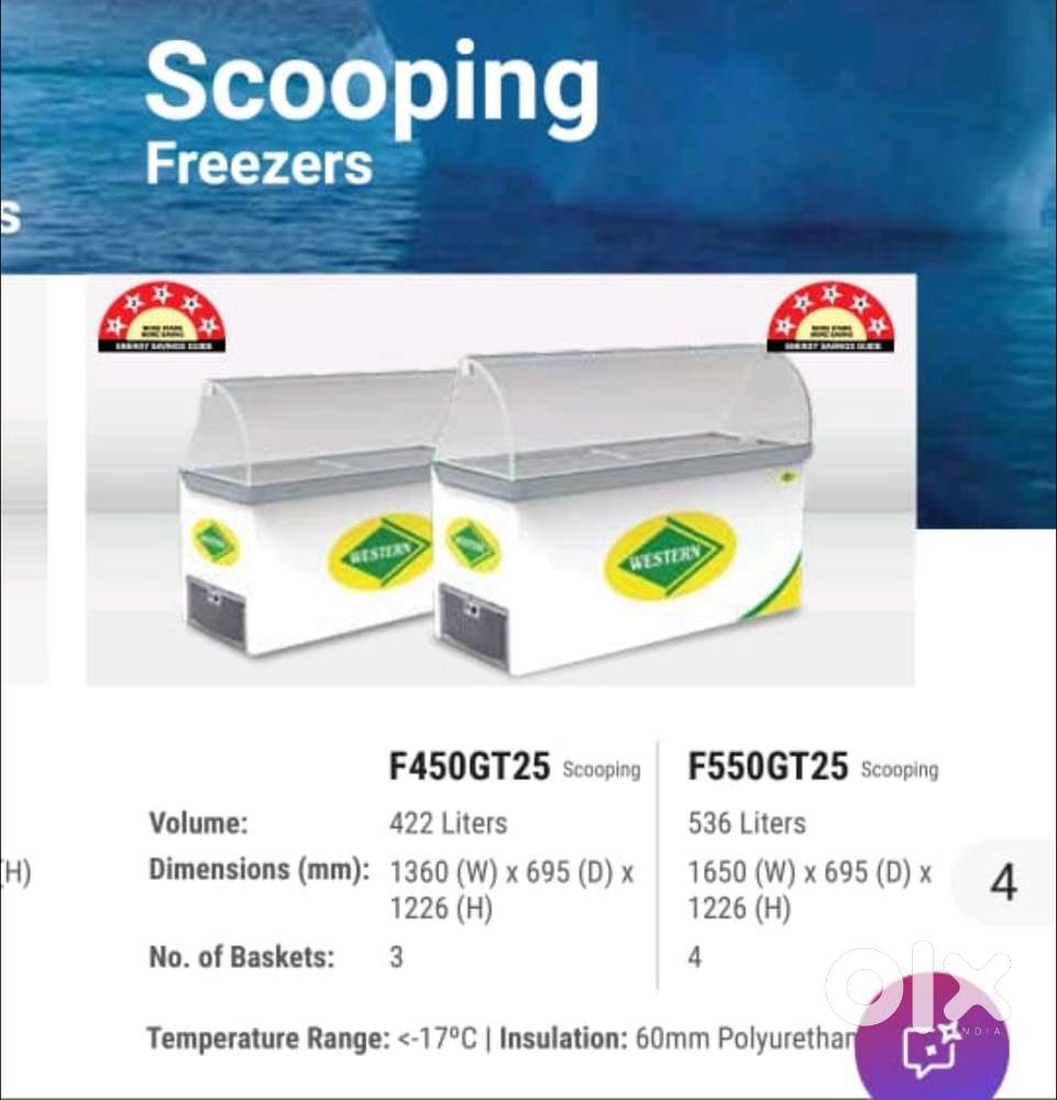 Scooped Freezer 3.6 Warranty BALANCE