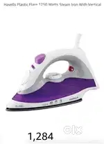 Havells Plastic Flare 1250 Watts Steam Iron
