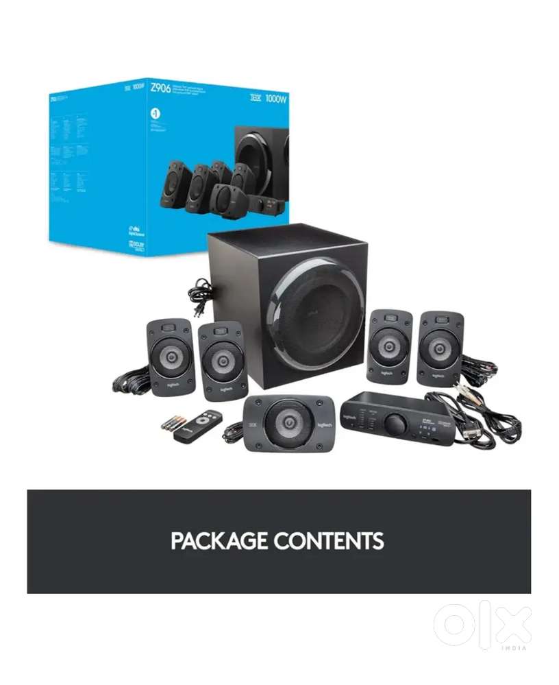 Logitech Z906 Real 5.1 Surround Soundbar Home Theater Music System