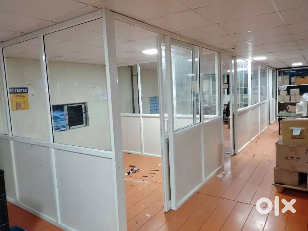 RG aluminium fabrication. seliding window glass patition glass door