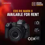 Canon and sony cameras available for rent