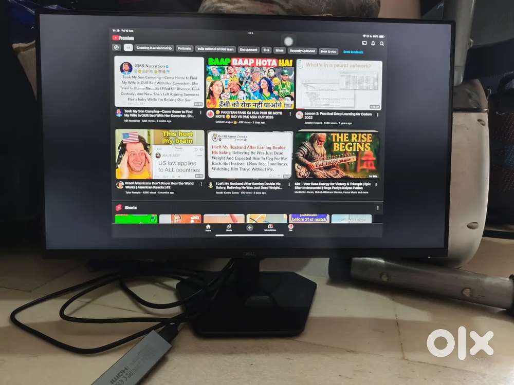 Dell monitor 27 inch, 200 Hz