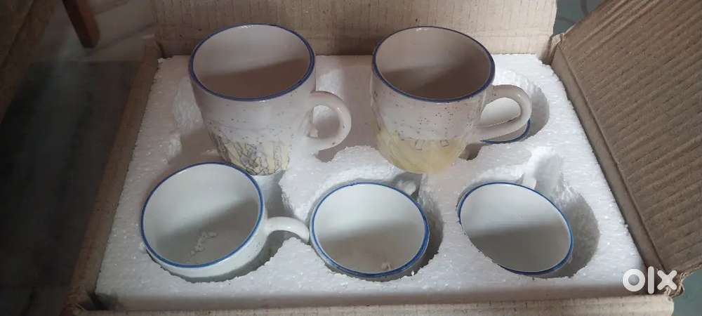 Cup set unused .