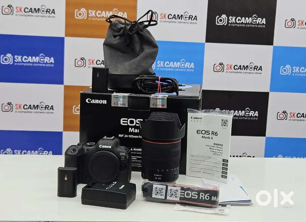 Canon EOS R6 Mark II with RF24-105mm Lens Full-Frame Mirrorless Camera