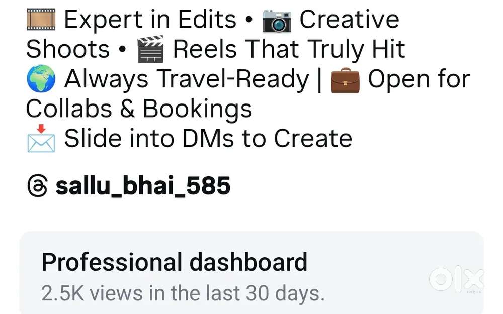 I'm a video editor..if you want to check my editing contact me..