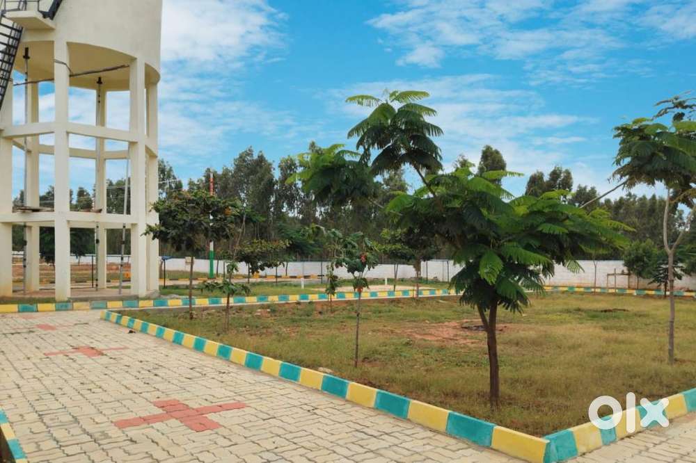 Plots for sale in Gated Community Layout at Malur