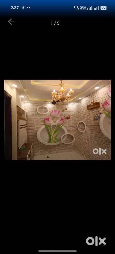 2 bhk society flat for rent