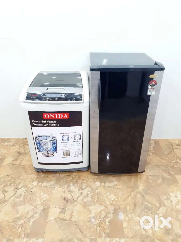 Combo refurbished fridge and washing machine  free home delivery