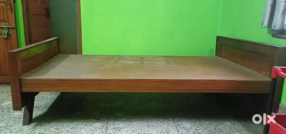 2 beds. oneSingle and one king size  good quality wooden beds