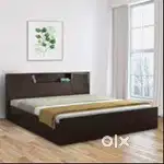 Bumper offer buy new double bed 3990, with box 6990/- EMI on bank