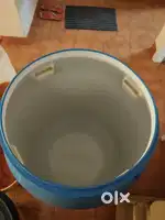1 commercial water tank 1 small water can and 3 Big flower pots