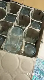 48 glass set and one press for sale