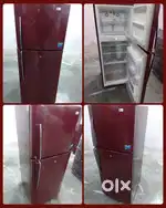 Lg maroon colour double door fridge