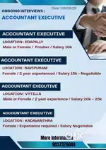 Hiring - Accountant Executive ( Male or Female )
