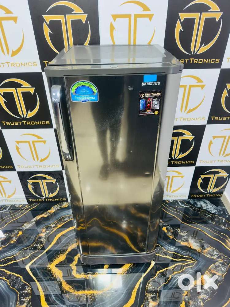 210ltr steel finish samsung single door fridge