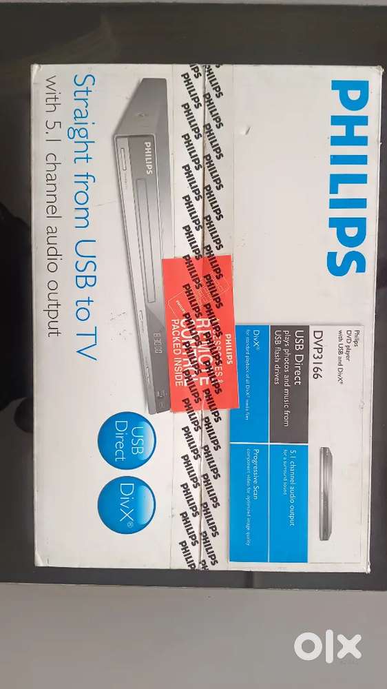 Philips DVD player with USB & DivX