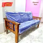 SOFA SET , WOODEN SOFA SALE NEW @68WE5 9W6ER