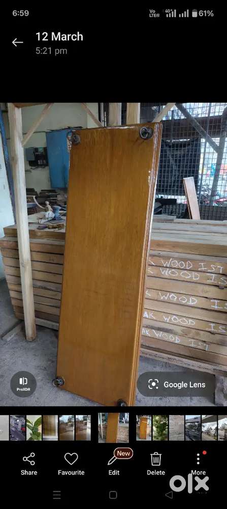 Teak wood unjal 6 feet by 2 feet