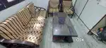 Sofa with center table
