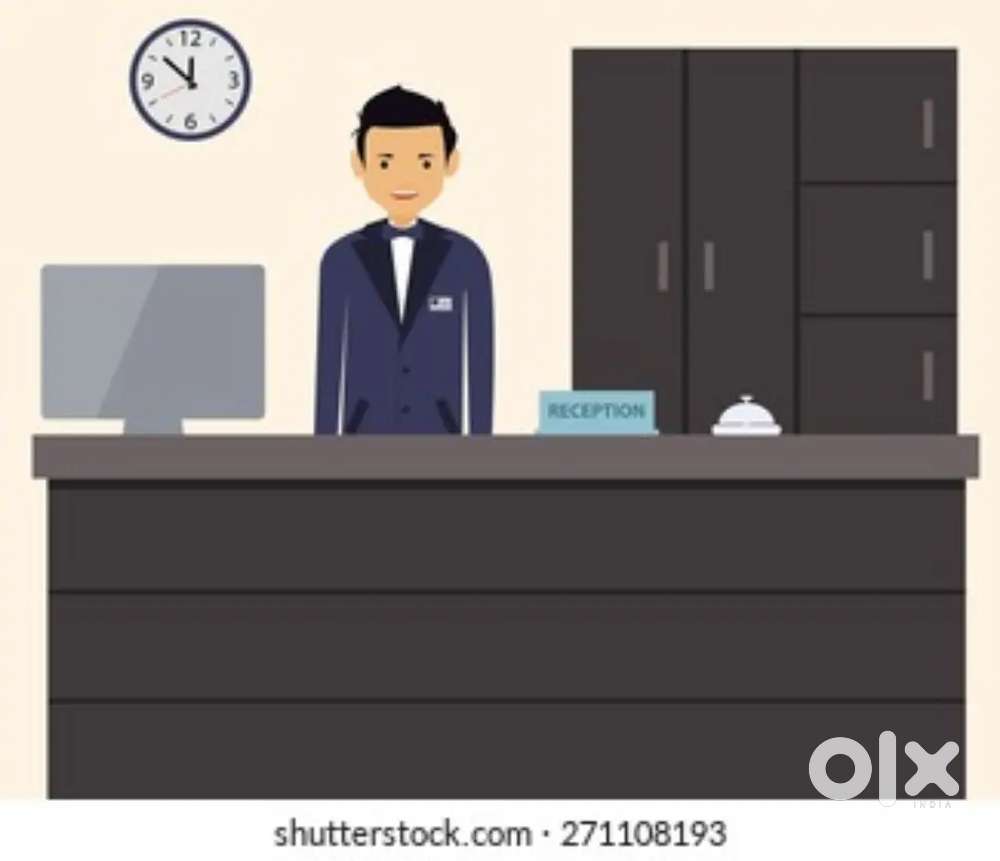IMMEDIATELY WANTED: MALE RECEPTIONIST