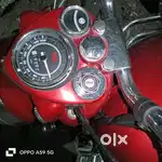 It is red colour .