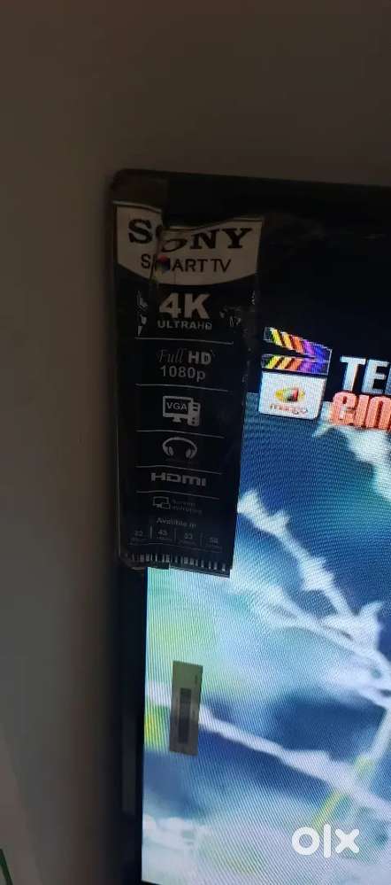 Sony smart 4k excellent working condition