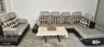 3+2+1 Comfortable and Spacious L-shape Sofa Set with good cushioning