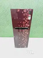 Samsung double door fridge with flowers design available at your