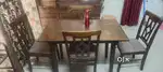 Dining table and chairs for sale at 7500