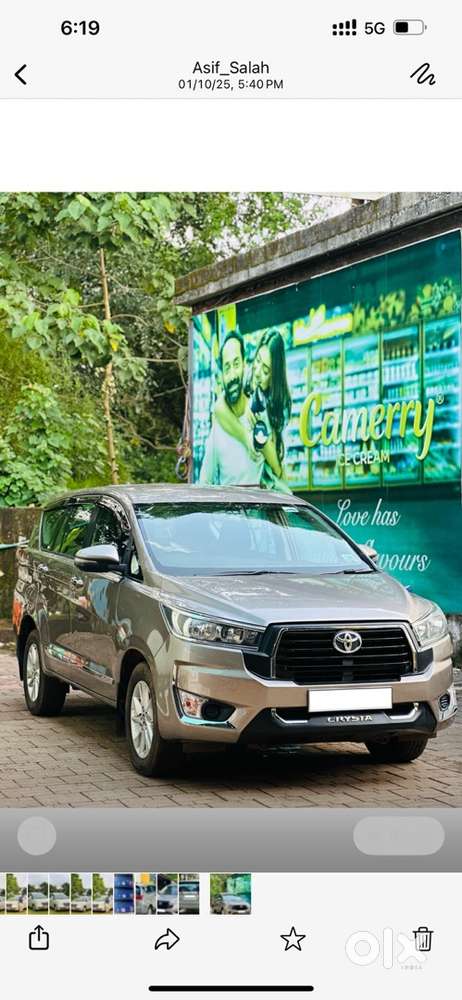 Toyota Innova Crysta 2018 Diesel 58000 Km Driven