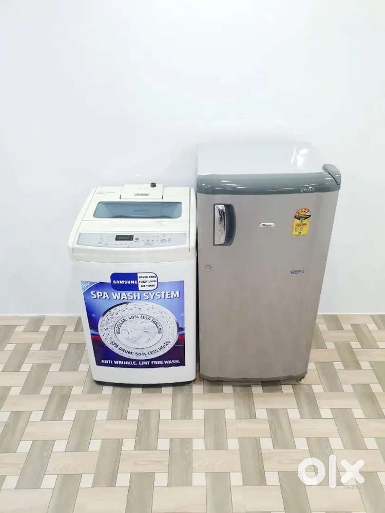 Washing Machine and Refrigerator in Good Condition for Sale