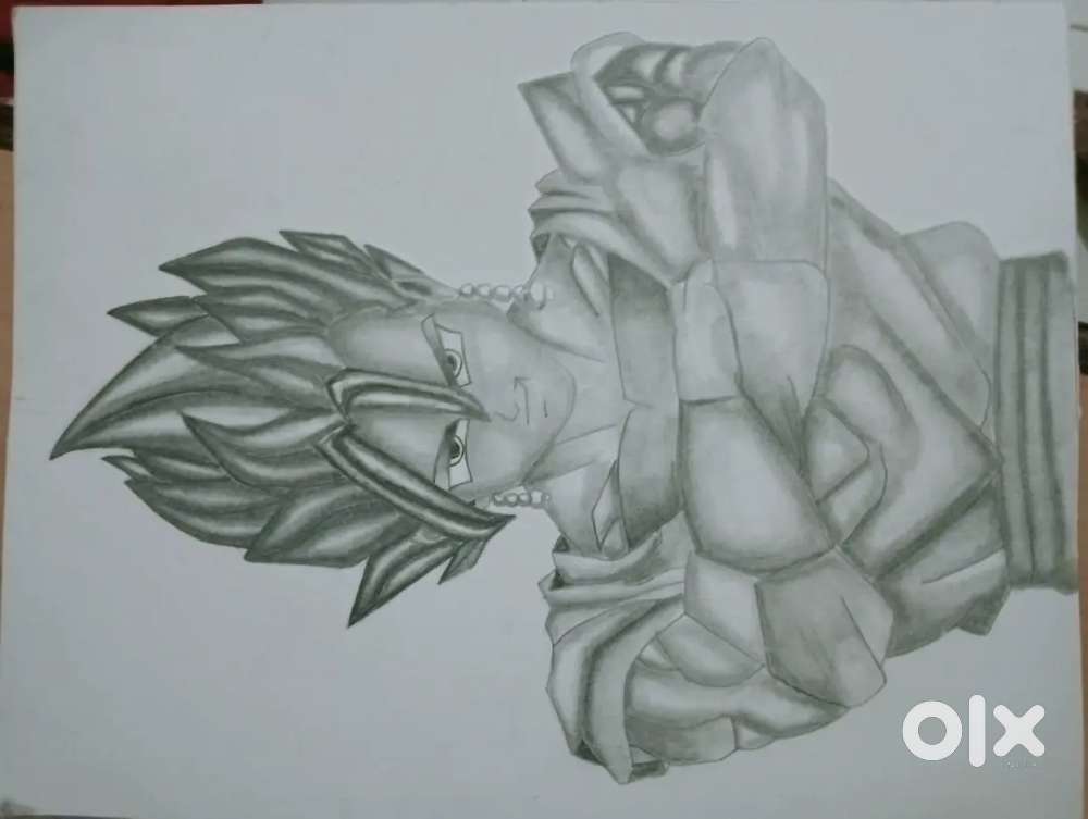 Vegeta Drawing  pencil sketch