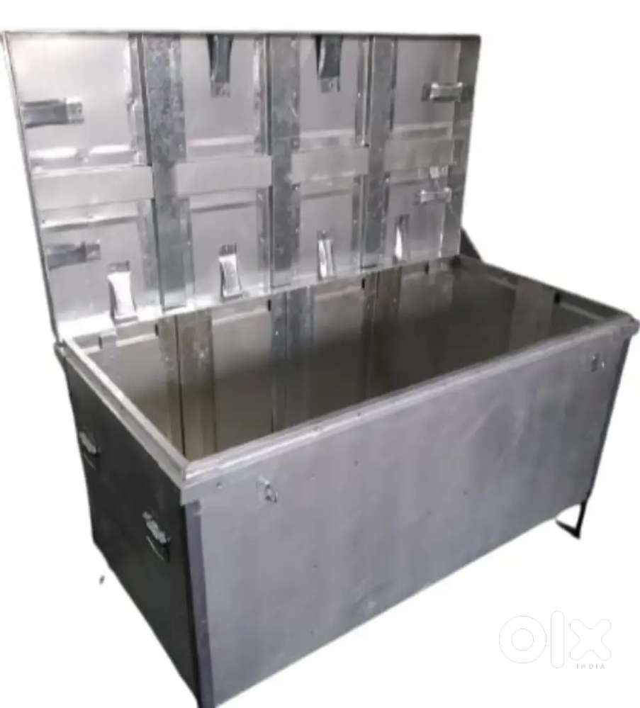 Big Iron steel storage Trunk height approx 3ft
