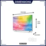 32 in smart tv with trolley speaker