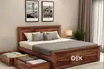 Saturday Furniture Sale buy new Double Bed 6990/- EMI Available