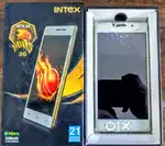 Intex Aqua Lions 3G Dual Sim White & Golden Color Smart Android Mobile