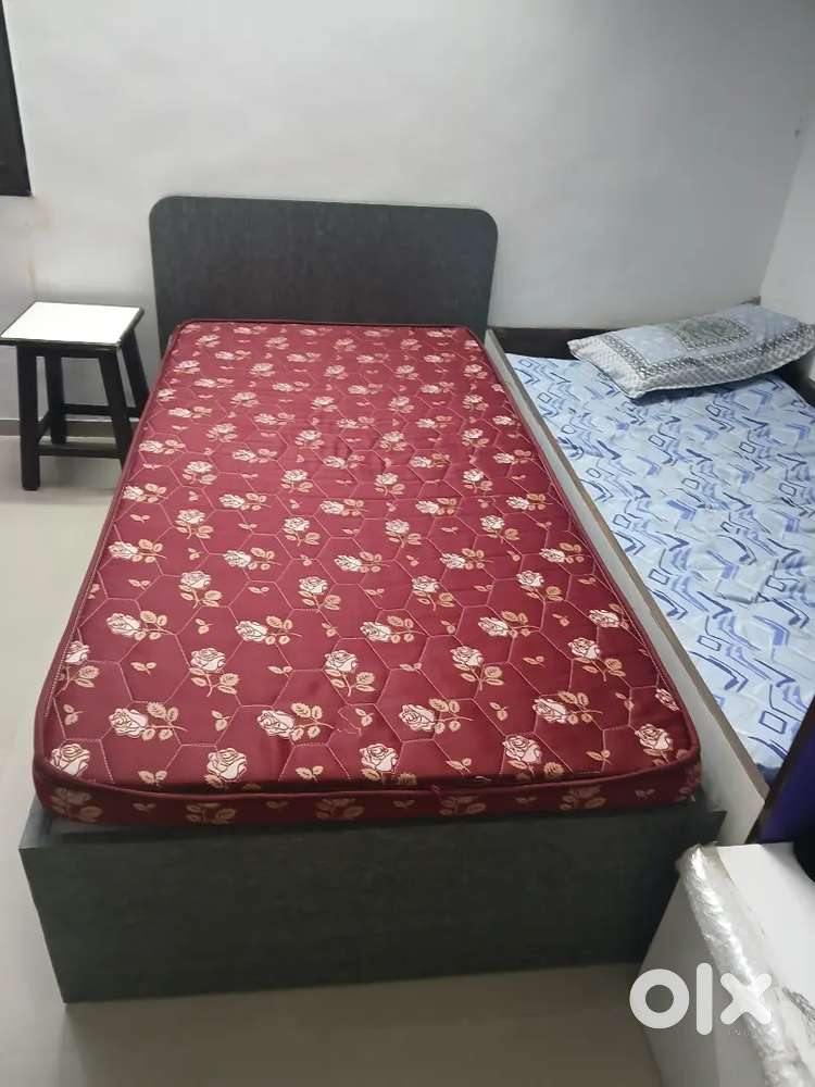Single Bed with storage and Mattress