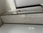 1.5 years old wardrobe and study table